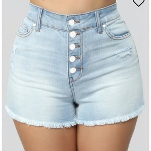 High waisted shorts